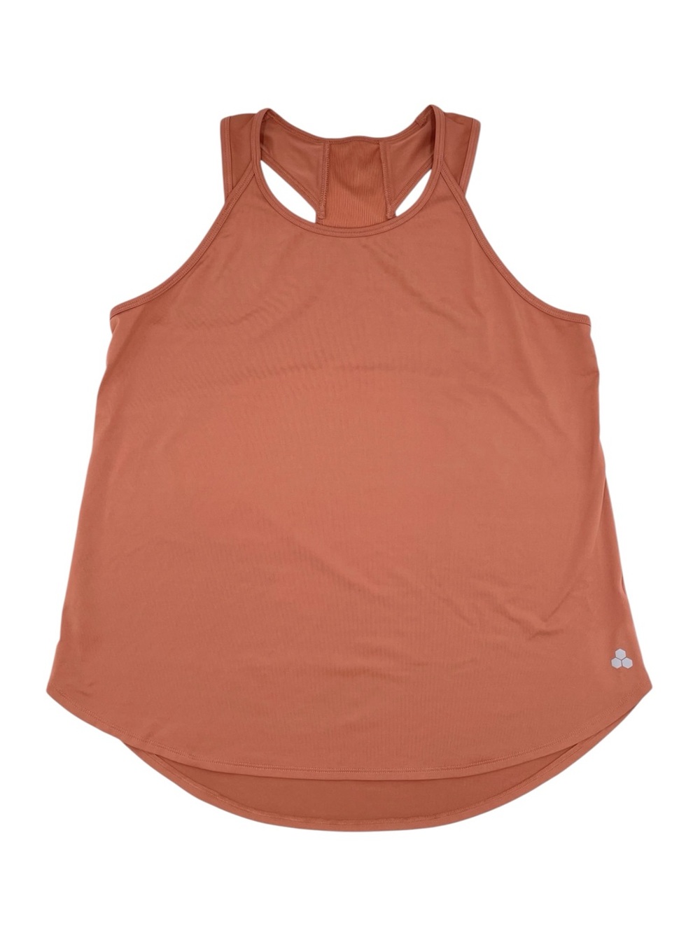 Tek Gear Racerback Athletic Workout Tank Women's Size Large Terracotta Orange